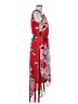 Apt. 9 100% Polyester Floral Red Casual Dress Size M - photo 4