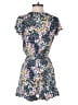 Ann Taylor LOFT 100% Viscose Floral Blue Romper Size S (petite) - photo 2