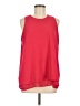 Adrienne Vittadini 100% Polyester Red Sleeveless Blouse Size M - photo 1