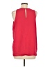 Adrienne Vittadini 100% Polyester Red Sleeveless Blouse Size M - photo 2