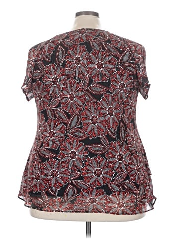 Roz & Ali Short Sleeve Blouse (view 2)