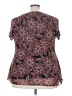 Roz & Ali 100% Polyester Red Short Sleeve Blouse Size 3X - photo 2