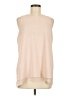 Adrienne Vittadini 100% Polyester Tan Sleeveless Blouse Size M - photo 1