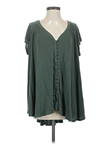 Free People 3/4 Sleeve Blouse (view 1)