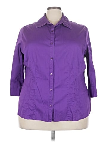 Apt. 9 3/4 Sleeve Button-Down Shirt (view 1)