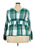 Cato Teal 3/4 Sleeve Blouse Size 22 - photo 1