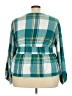 Cato Teal 3/4 Sleeve Blouse Size 22 - photo 2