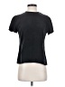 Chaus 100% Silk Black Short Sleeve Top Size 4 - photo 1