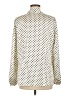 East5th Polka Dots Ivory Long Sleeve Blouse Size L - photo 2