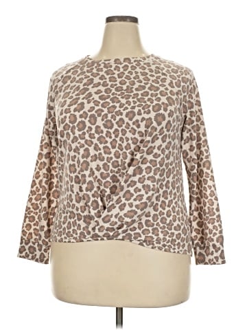 Como Blu 3/4 Sleeve Top (view 1)