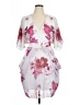 City Chic 100% Polyester Floral Pink Cocktail Dress Size 14 Plus (XS) - photo 1