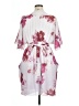 City Chic 100% Polyester Floral Pink Cocktail Dress Size 14 Plus (XS) - photo 2