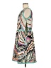 Miss Sixty 100% Polyester Paisley Teal Casual Dress Size 12 - photo 5