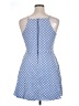 Altar'd State Argyle Blue Cocktail Dress Size XL - photo 2
