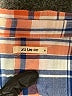 Lee 100% Cotton Plaid Orange Long Sleeve Button-Down Shirt Size M - photo 7