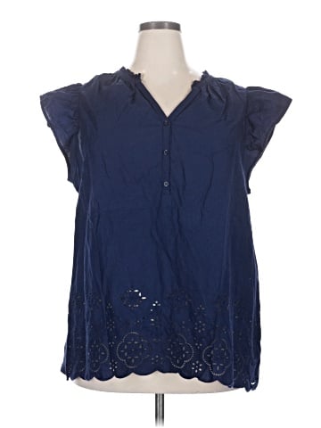 Lane Bryant Short Sleeve Blouse (view 1)