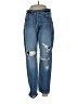Forever 21 100% Cotton Hearts Blue Jeans Size 31 waist - photo 1