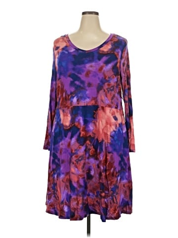 Terra & Sky Casual Dress (view 1)