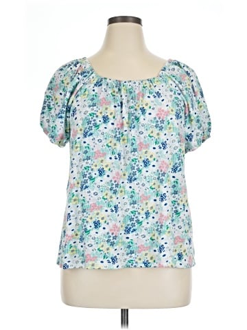 Style&Co Short Sleeve Blouse (view 1)