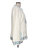 Tory Burch 100% Linen Ivory Long Sleeve T-Shirt Size 10 - photo 4