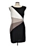 Boston Proper Graphic Gray Casual Dress Size L - photo 1