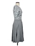 Lularoe Polka Dots Gray Cocktail Dress Size XXS - photo 4