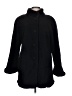 Albert Nipon 100% Acetate Black Coat Size Lg Petite - photo 1