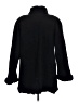 Albert Nipon 100% Acetate Black Coat Size Lg Petite - photo 2