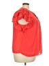 Zac & Rachel 100% Polyester Orange Short Sleeve Blouse Size 3X - photo 4