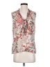 Coldwater Creek 100% Polyester Gray Sleeveless Blouse Size S - photo 1
