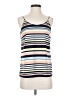 The Limited 100% Polyester Stripes Blue Sleeveless Top Size S - photo 1