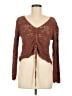 Lulus Brown Long Sleeve Blouse Size M - photo 1