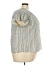 Zac & Rachel 100% Polyester Silver Short Sleeve Blouse Size 3X - photo 4
