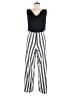 Emma & Michele Stripes Blue Black Jumpsuit Size M - photo 1