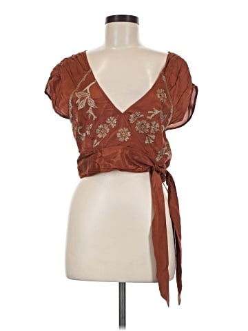 Free People Short Sleeve Blouse (view 1)
