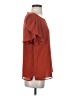 Vince Camuto 100% Polyester Orange Short Sleeve Blouse Size S - photo 4