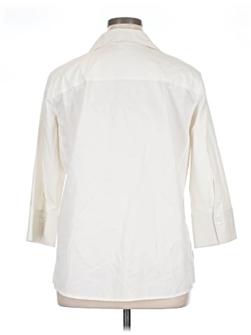 Foxcroft 3/4 Sleeve Button-Down Shirt (view 2)