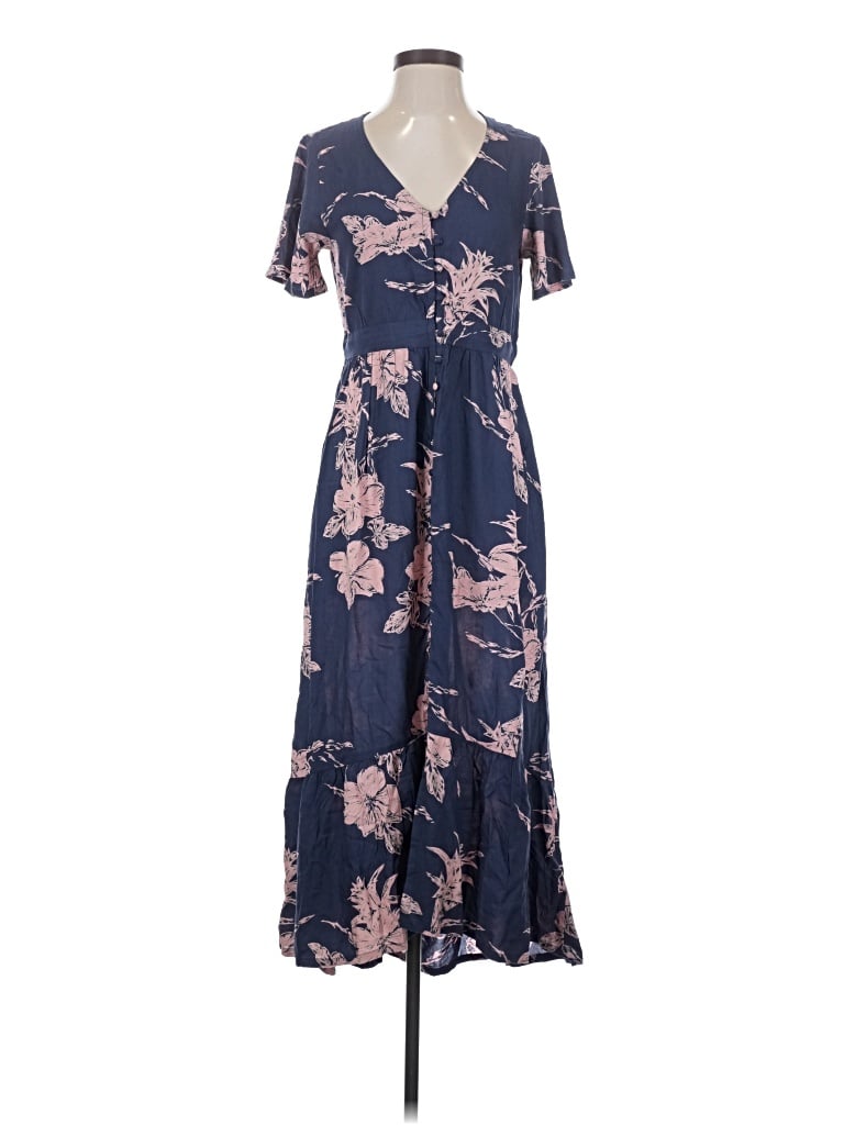 Pre-owned Roxy Casual Dress In Blue