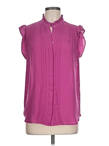 Ann Taylor Factory Short Sleeve Blouse (view 1)