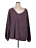 Suzanne Betro Purple Long Sleeve Top Size 1X - photo 1
