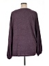 Suzanne Betro Purple Long Sleeve Top Size 1X - photo 2