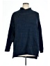 Eight Eight Eight 100% Cotton Blue Turtleneck Sweater Size 2X - photo 1
