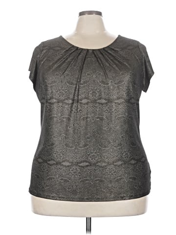 Worthington Short Sleeve Blouse (view 1)