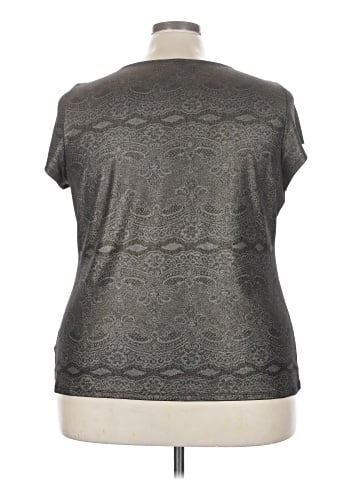 Worthington Short Sleeve Blouse (view 2)