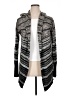 Brittany Black 100% Acrylic Gray Cardigan Size 1X - photo 1