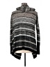 Brittany Black 100% Acrylic Gray Cardigan Size 1X - photo 2