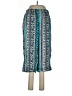 Terra & Sky 100% Rayon Print Teal Casual Pants Size 0X - photo 2