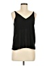 Topshop 100% Polyester Black Sleeveless Blouse Size 6 - photo 1