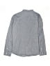 Zara Solid Gray Long Sleeve Button-Down Shirt Size 11 - 12 - photo 2