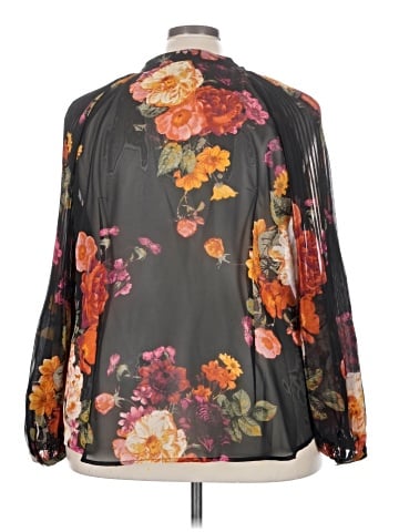 Worthington Long Sleeve Blouse (view 2)